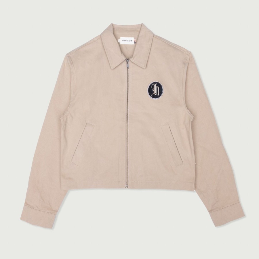 Honor The Gift | Womens Coaches Jacket - Sand