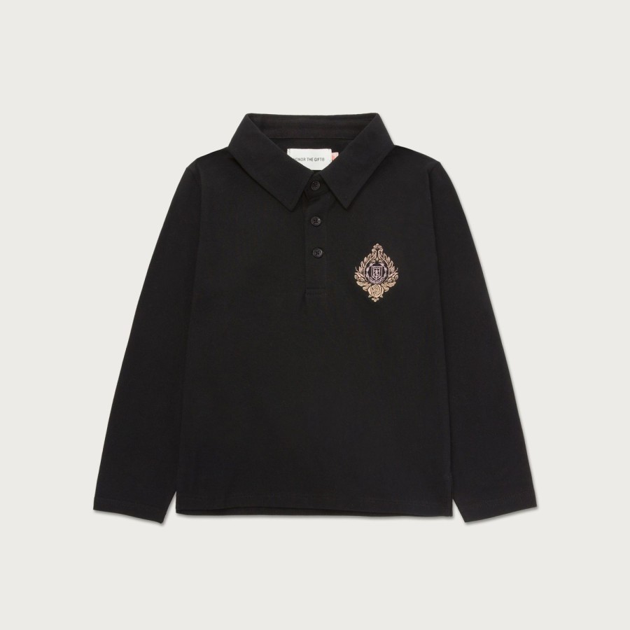 Honor The Gift | Kids Polo - Black