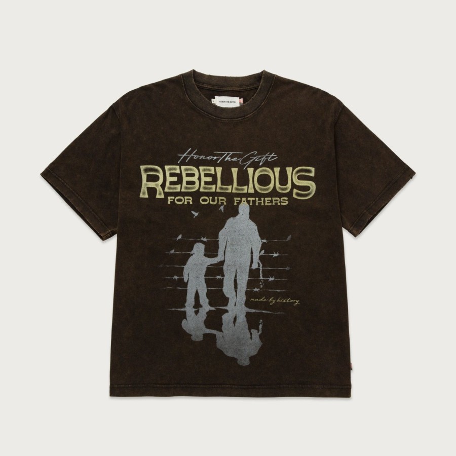 Honor The Gift | Rebellious For Our Fathers T-Shirt - Black