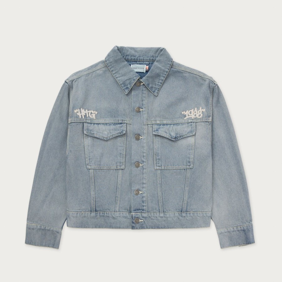 Honor The Gift | Womens Carpenter Jacket - Lt. Indigo