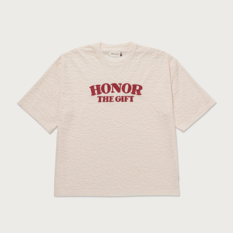 Honor The Gift | Stripe Box T-Shirt - Bone