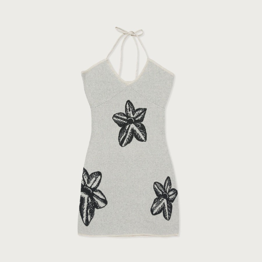 Honor The Gift | Womens Floral Knit Dress - Cream