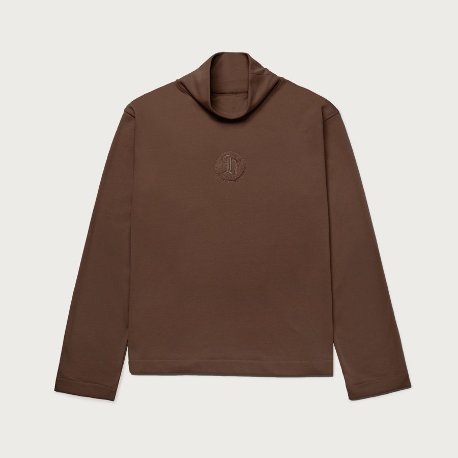 Honor The Gift | Stamp Patch Turtle Neck - Tan