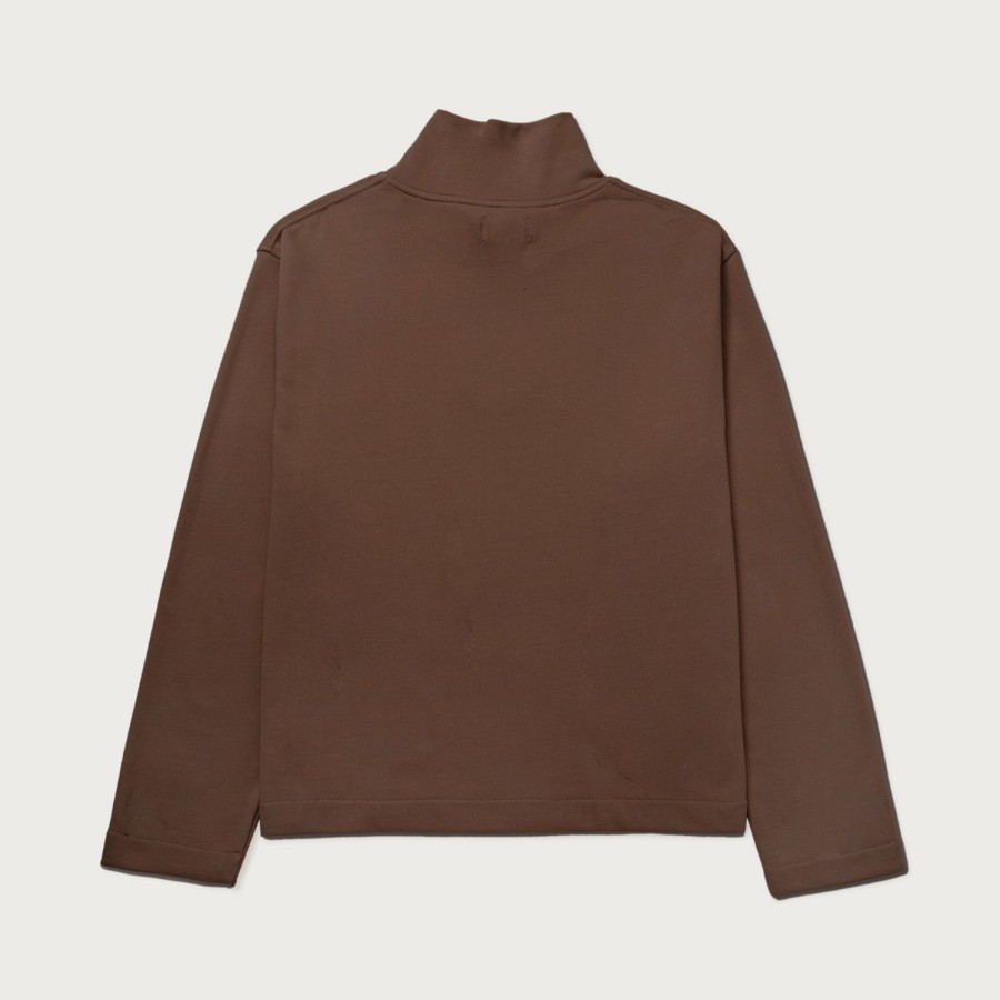 Honor The Gift | Stamp Patch Turtle Neck - Tan