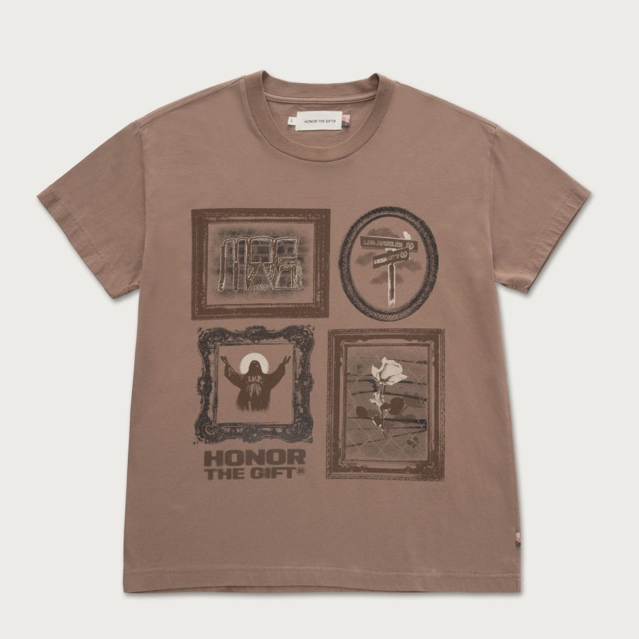 Honor The Gift | Womens City Frames T-Shirt - Clay