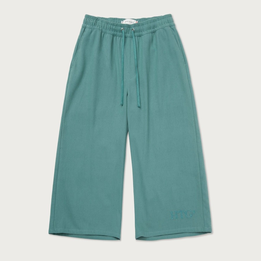 Honor The Gift | Herringbone Long Short - Teal