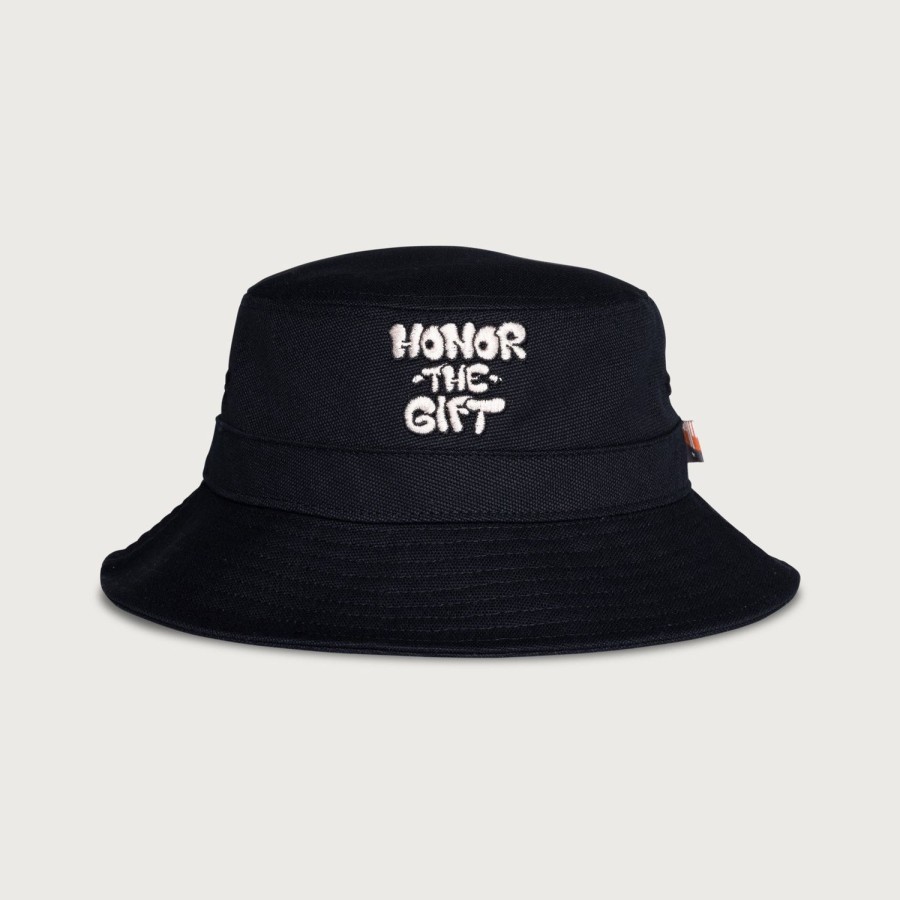 Honor The Gift | Script Bucket Hat - Black