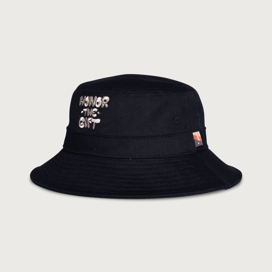 Honor The Gift | Script Bucket Hat - Black