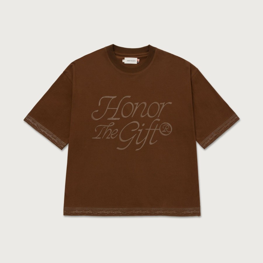 Honor The Gift | Htg® H Box T-Shirt - Brown