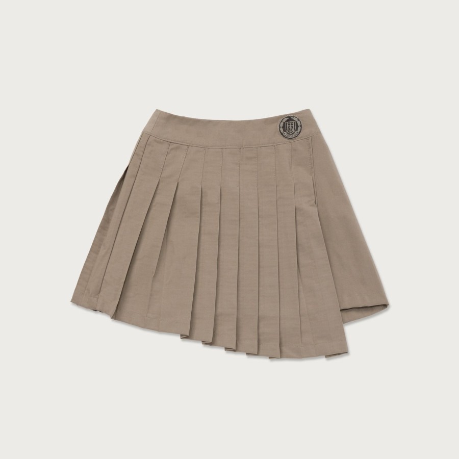 Honor The Gift | Kids Girls Pleated Skirt - Bone