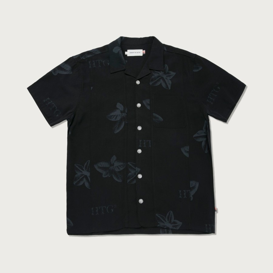 Honor The Gift | S/S Tobacco Woven Shirt - Black