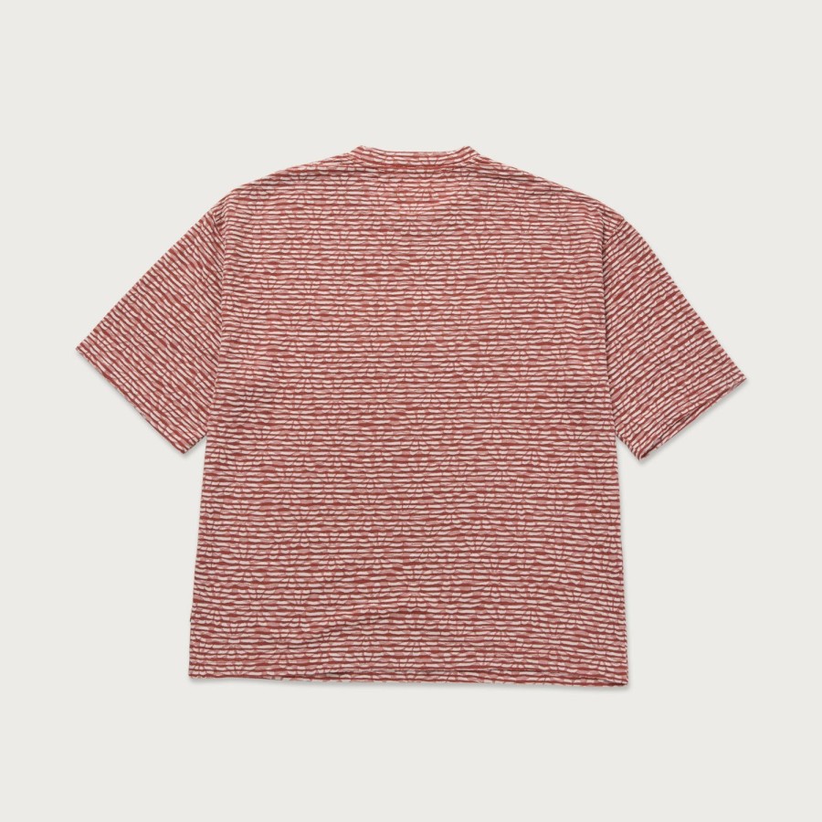 Honor The Gift | Stripe Box T-Shirt - Brick