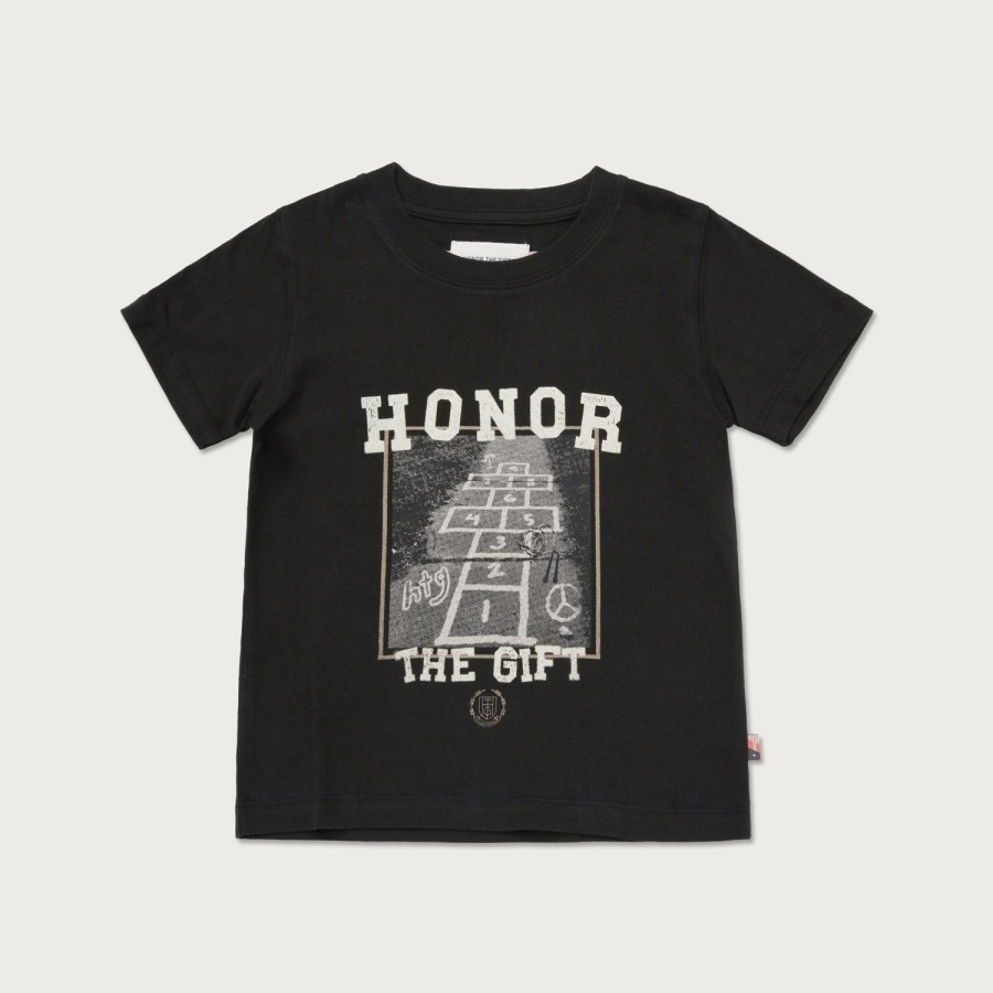 Honor The Gift | Kids Hop Scotch T-Shirt - Black