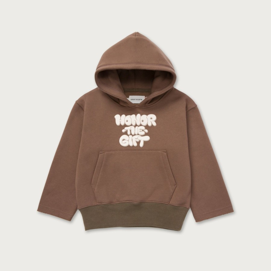 Honor The Gift | Kids Bubble Hoodie - Lt. Brown