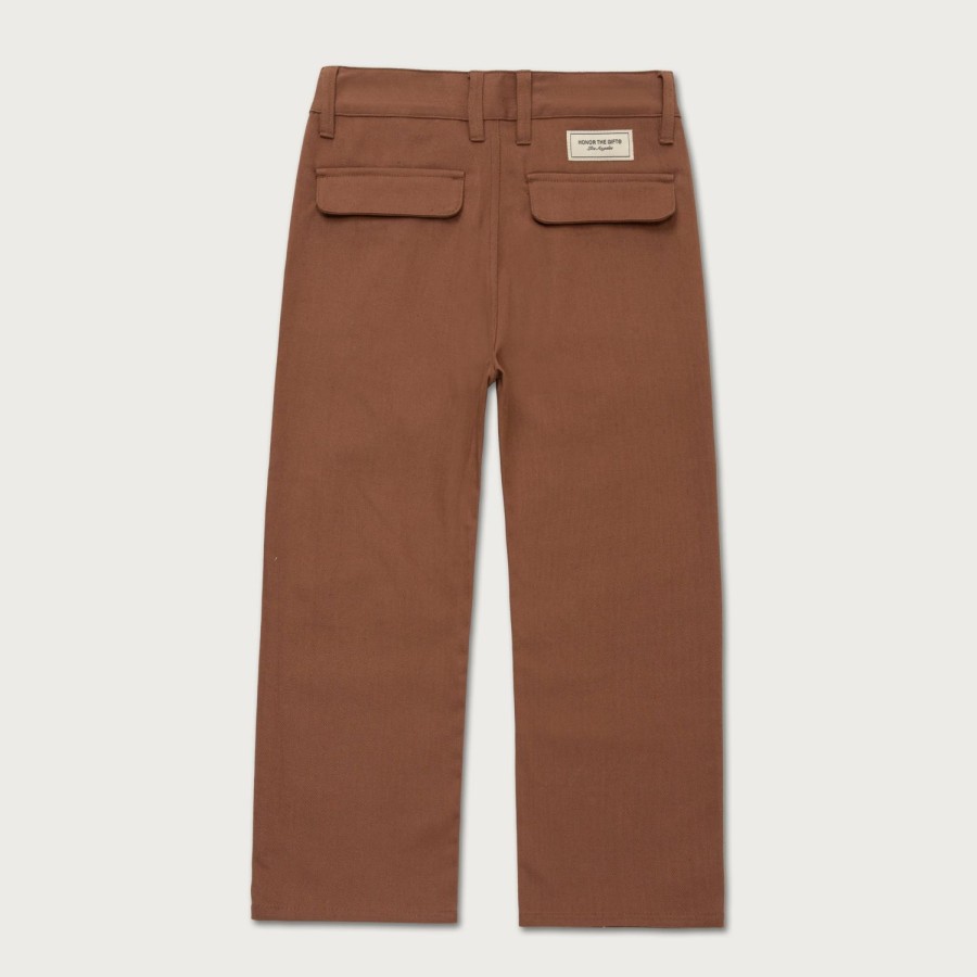 Honor The Gift | Kids Herringbone Pant - Brown