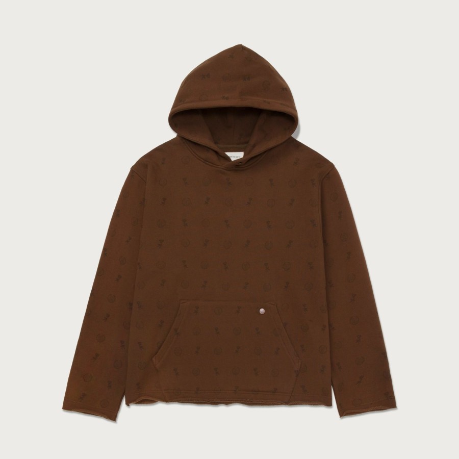 Honor The Gift | Htg® Raw Edge Hoodie - Brown