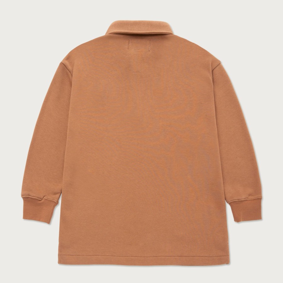 Honor The Gift | Kids L/S Pique Polo - Brown