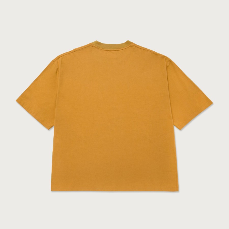 Honor The Gift | Crest Box T-Shirt - Mustard