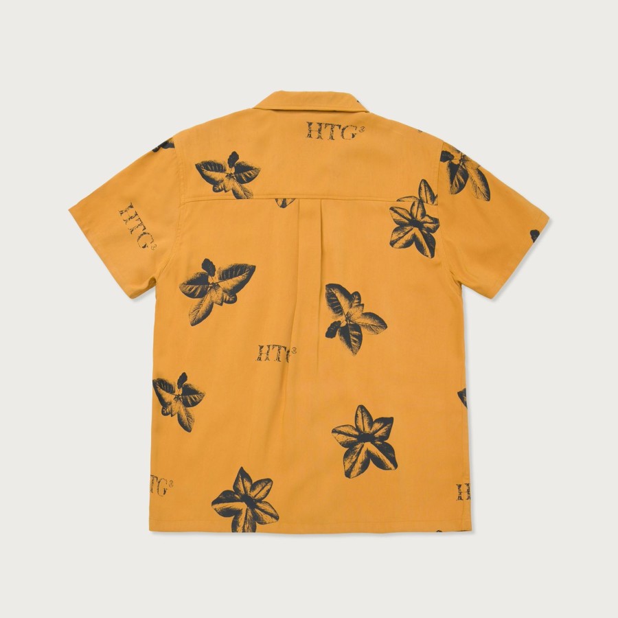 Honor The Gift | S/S Tobacco Woven Shirt - Mustard