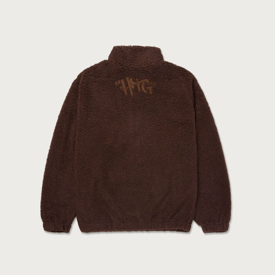 Honor The Gift | Script Sherpa Pullover - Brown