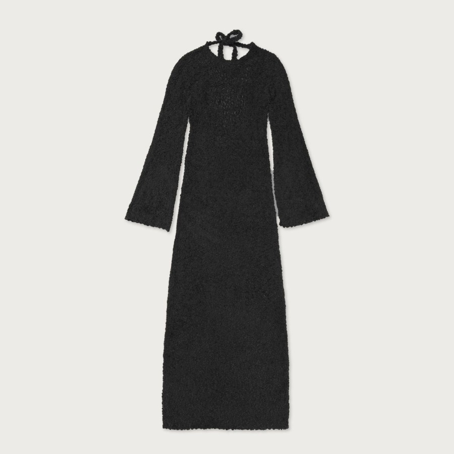 Honor The Gift | Womens L/S Knit Maxi Dress - Black