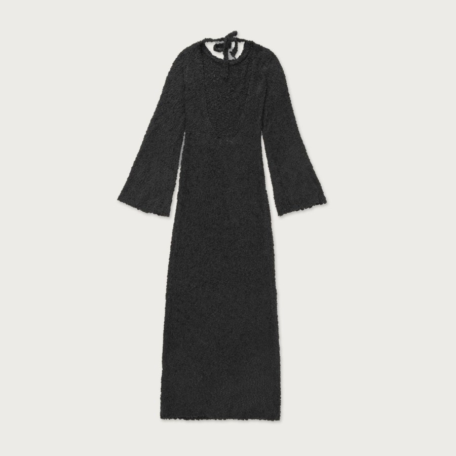 Honor The Gift | Womens L/S Knit Maxi Dress - Black