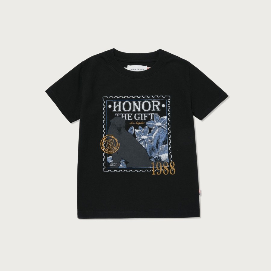 Honor The Gift | Kids 1988 Stamp T-Shirt - Black