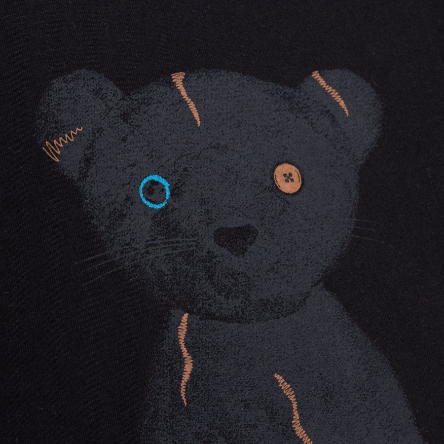 Honor The Gift | Kids Stuffed Panther T-Shirt - Black