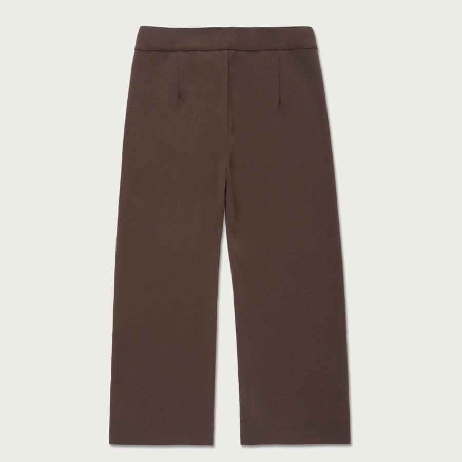 Honor The Gift | Kids Girls Wide Leg Trouser - Brown