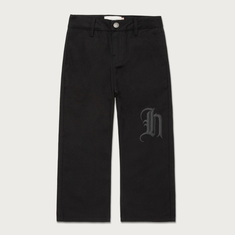 Honor The Gift | Kids Herringbone Pant - Black