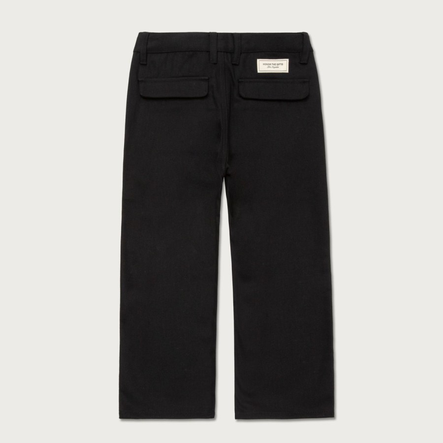 Honor The Gift | Kids Herringbone Pant - Black