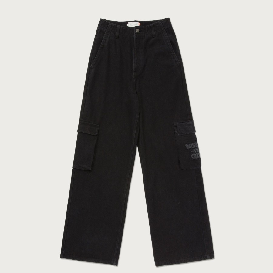 Honor The Gift | Womens Denim Cargo - Black