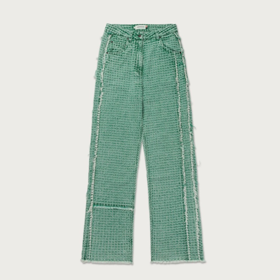 Honor The Gift | Womens Novelty Denim Pant - Teal