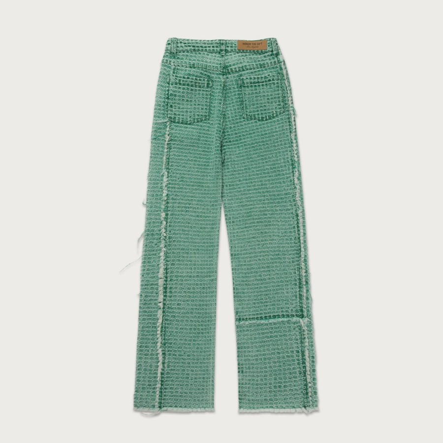 Honor The Gift | Womens Novelty Denim Pant - Teal