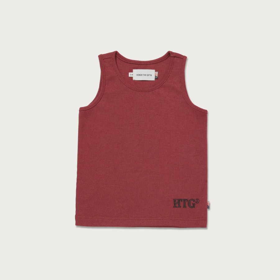 Honor The Gift | Kids Rise Tank - Brick