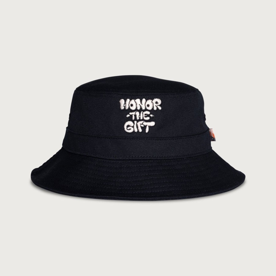 Honor The Gift | Script Bucket Hat - Black