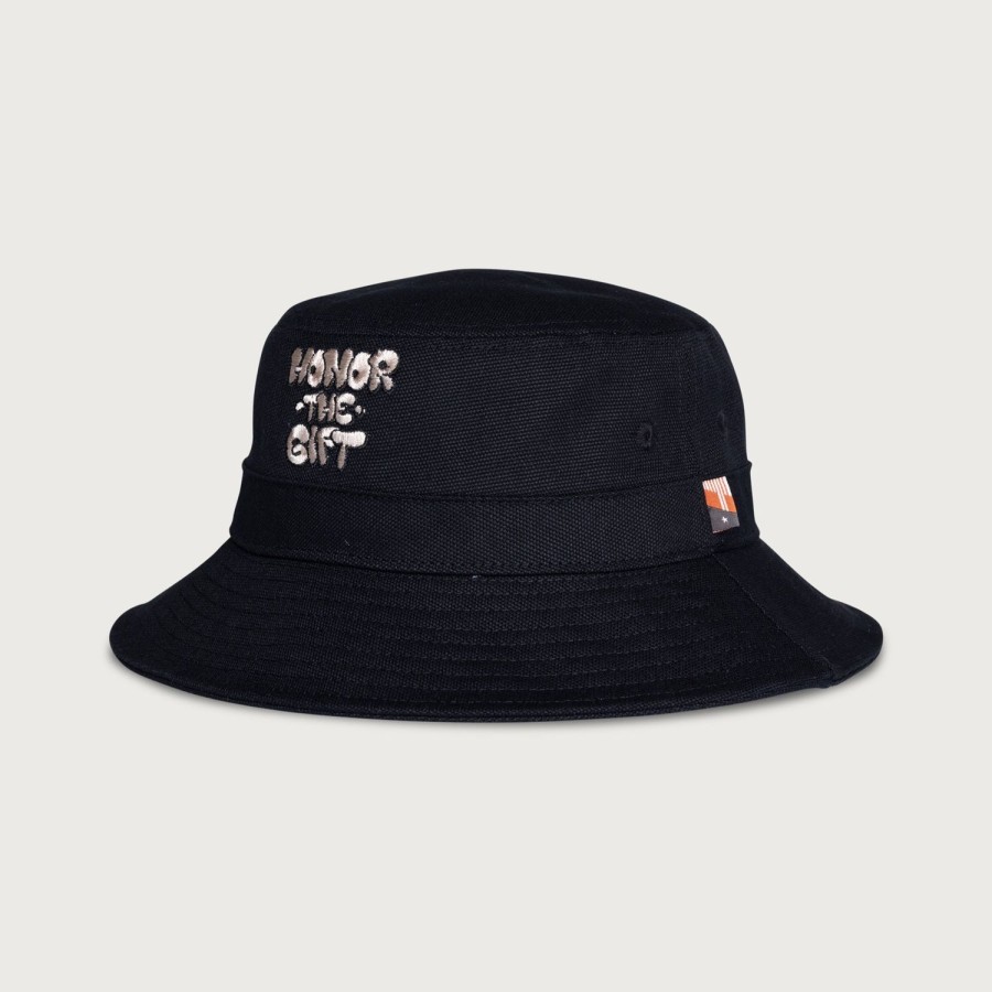 Honor The Gift | Script Bucket Hat - Black