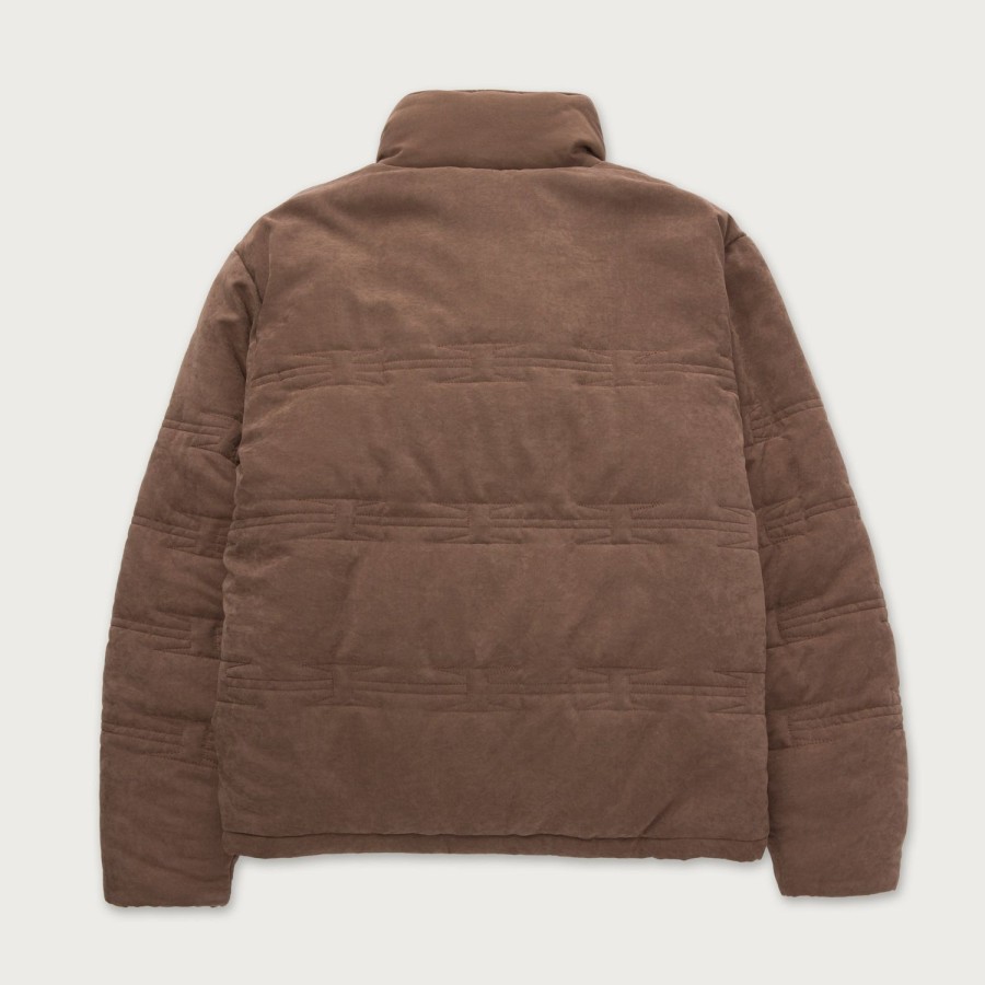 Honor The Gift | H Wire Quilt Jacket - Brown