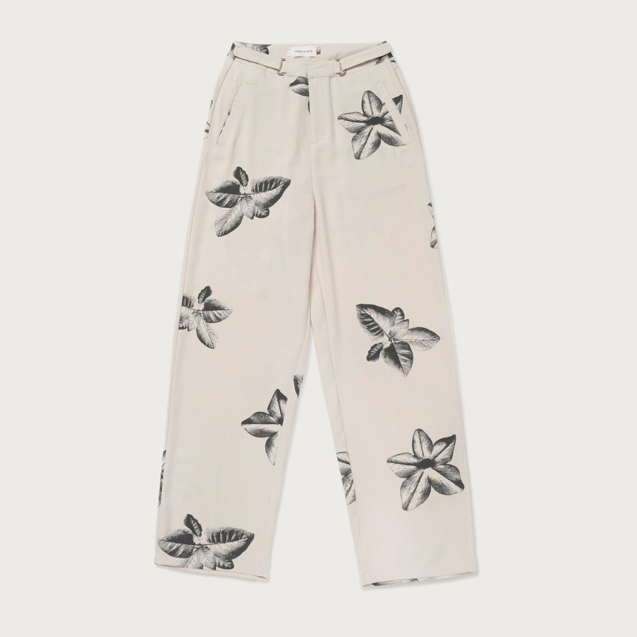 Honor The Gift | Womens Floral Print Trouser - Cream