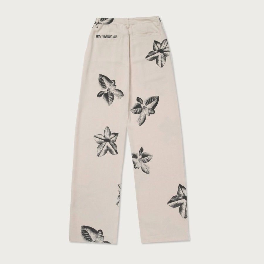 Honor The Gift | Womens Floral Print Trouser - Cream