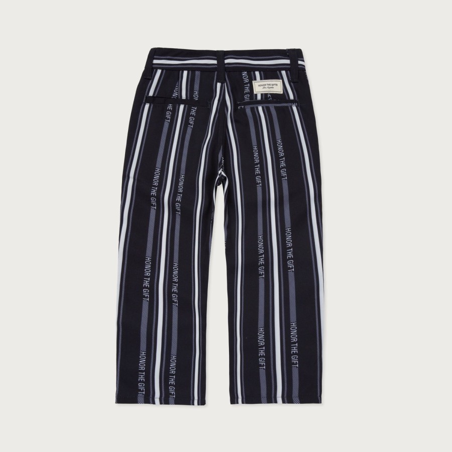 Honor The Gift | Kids Logo Stripe Pant - Black