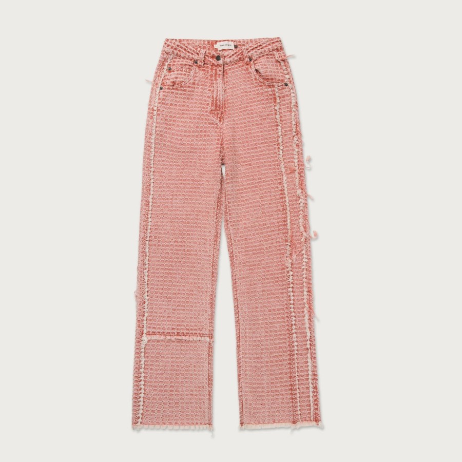 Honor The Gift | Womens Novelty Denim Pant - Brick