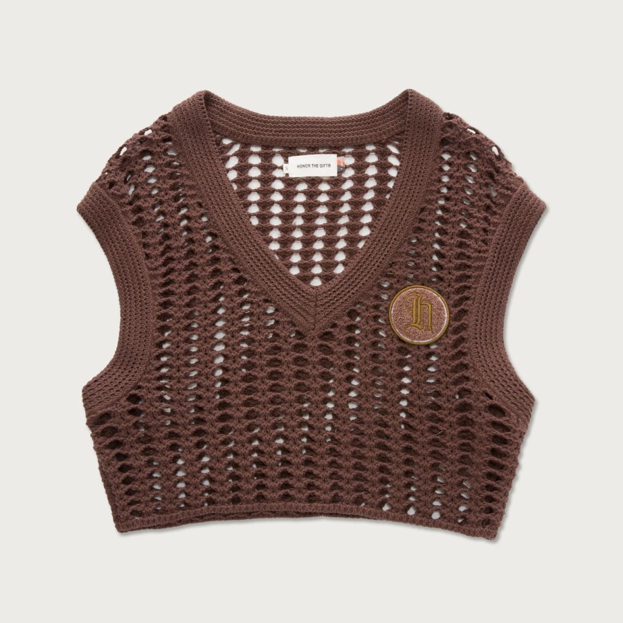 Honor The Gift | Womens Sweater Vest - Brown