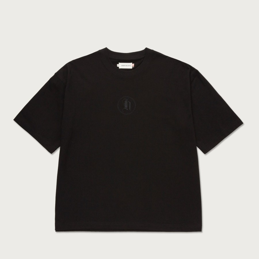 Honor The Gift | H Stamp Box T-Shirt - Black