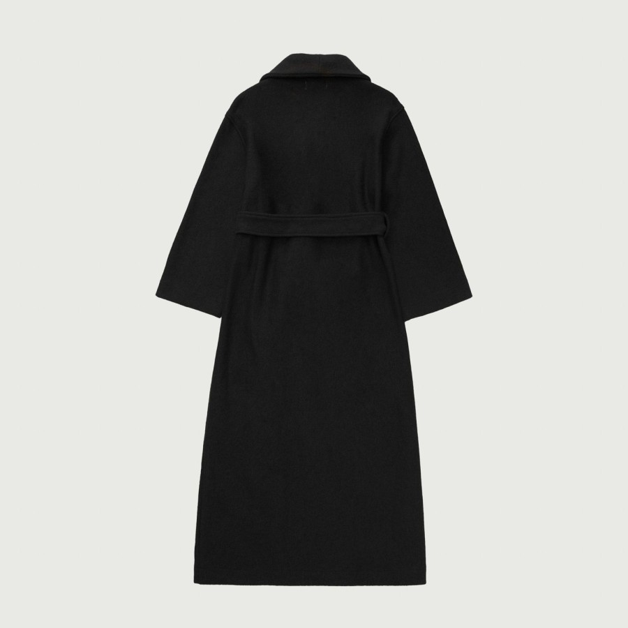 Honor The Gift | Womens Robe Coat - Black