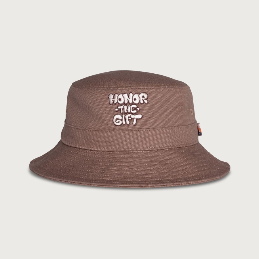 Honor The Gift | Script Bucket Hat - Brown