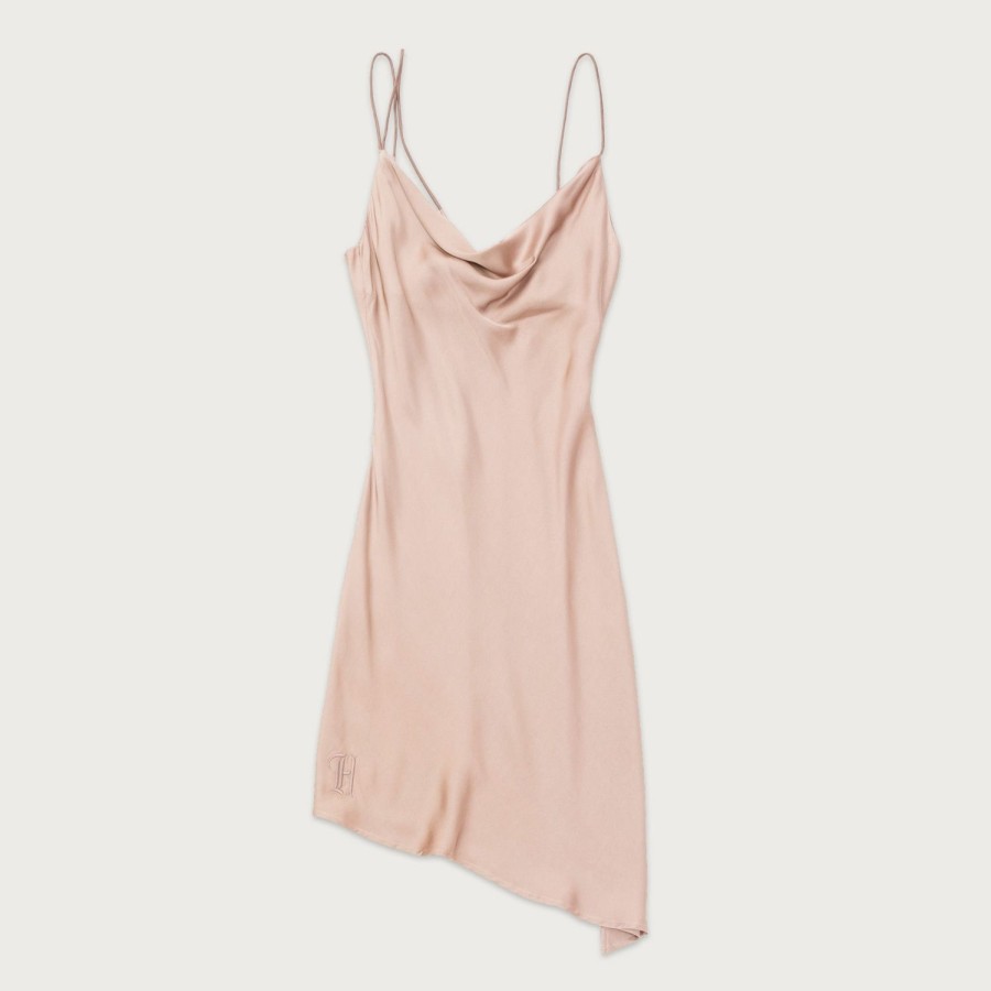 Honor The Gift | Womens Silk Slip Dress - Sand