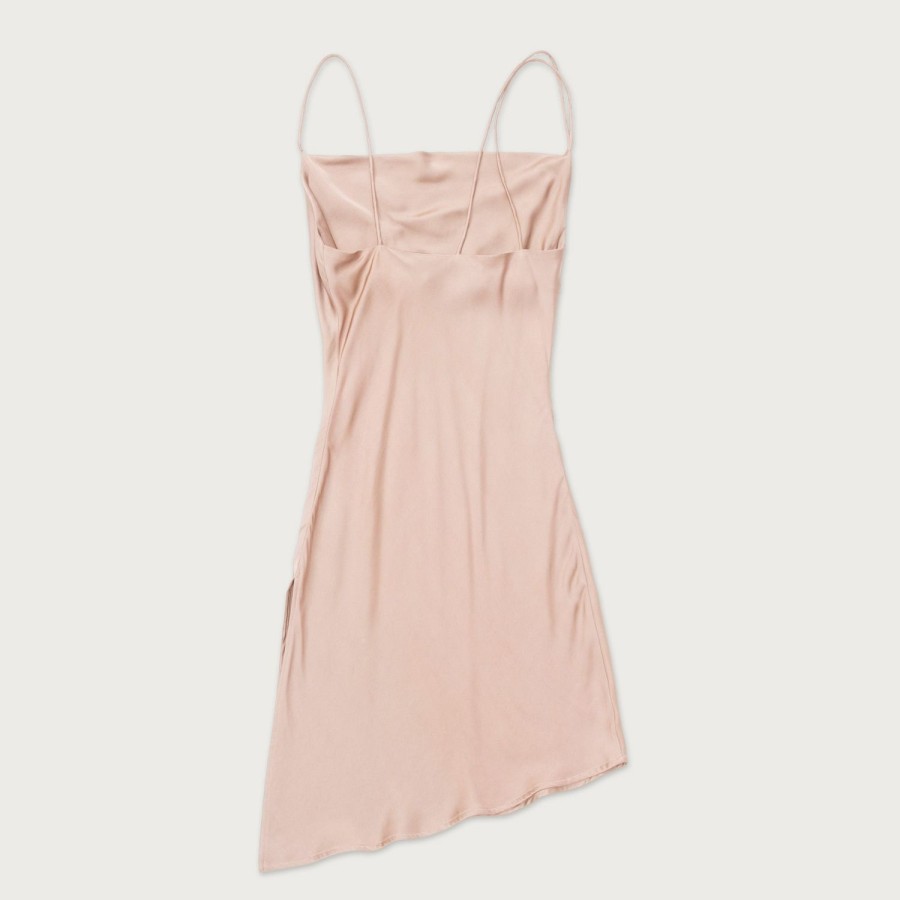 Honor The Gift | Womens Silk Slip Dress - Sand