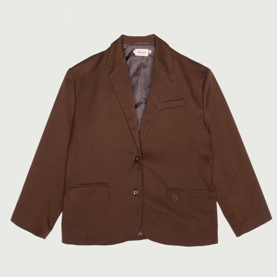 Honor The Gift | Womens Boyfriend Blazer - Brown