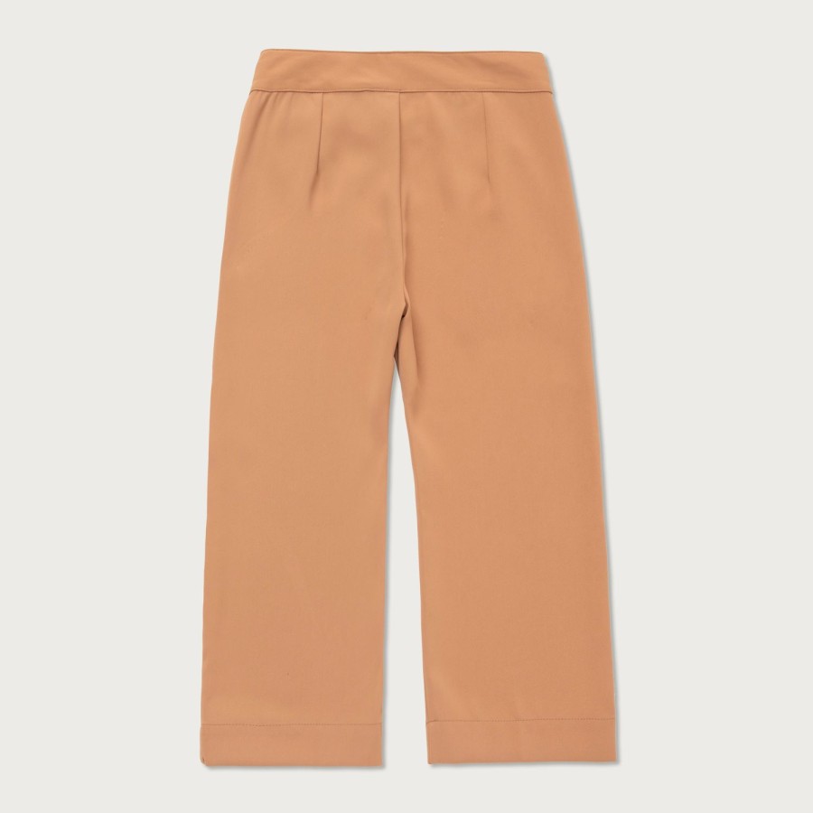 Honor The Gift | Kids Girls Wide Leg Trouser - Clay